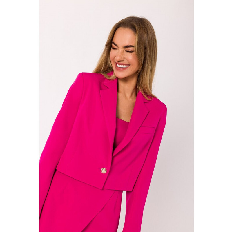 Moe M745 Krátka bunda - fuchsiová 41247606