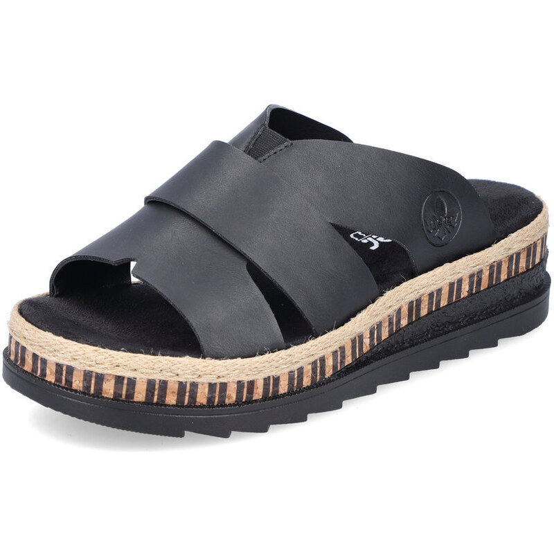 Dámske šľapky Rieker V7989-00 čierne 41557484