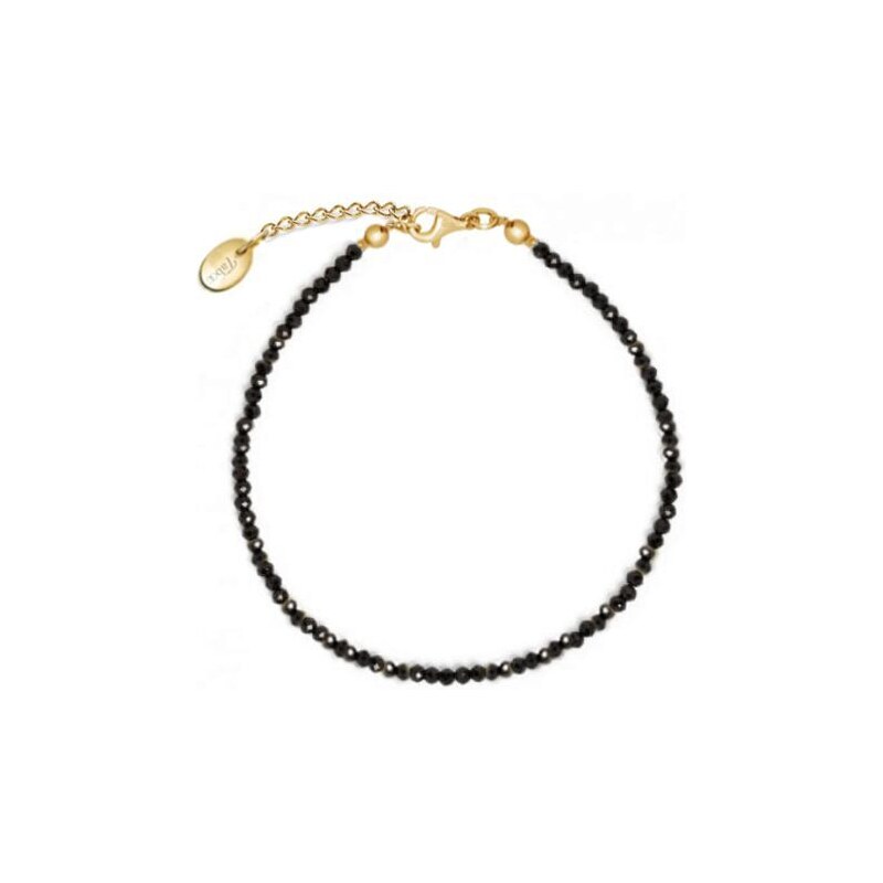 Taboo náramok na nohu Kvet života Spinel čierny tb901 43397834