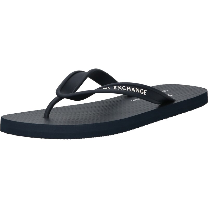 ARMANI EXCHANGE Žabky tmavomodrá / biela 67376022