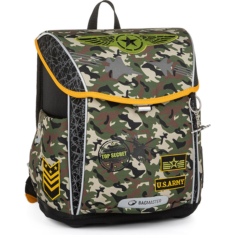 Školská aktovka Bagmaster Prim 23 C Camo 43129752