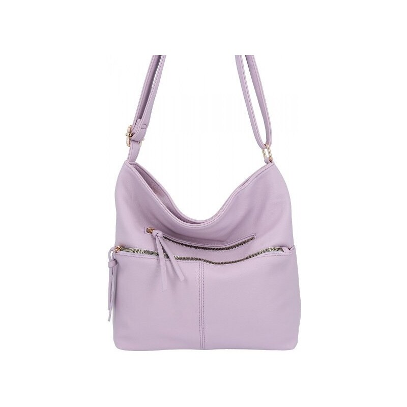 Dámská kabelka listonoška Herisson svetlo fialová 1052L2080 40925735