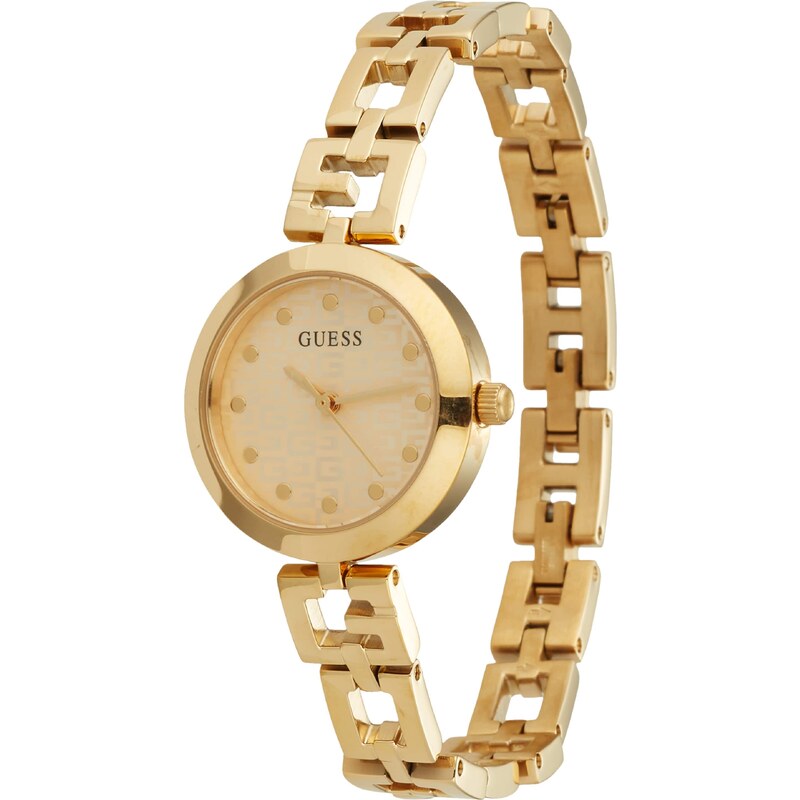 GUESS Analógové hodinky šampanské / zlatá 66236303