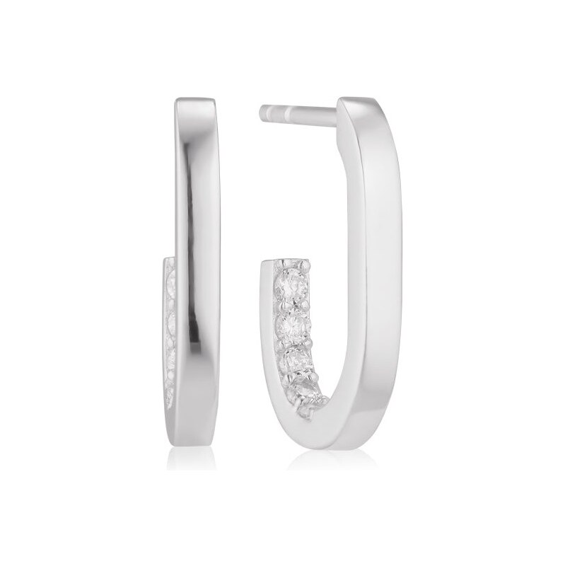 Sif Jakobs Pôvabné strieborné náušnice Capizzi SJ-E42210-CZ 2,7 cm 66587056