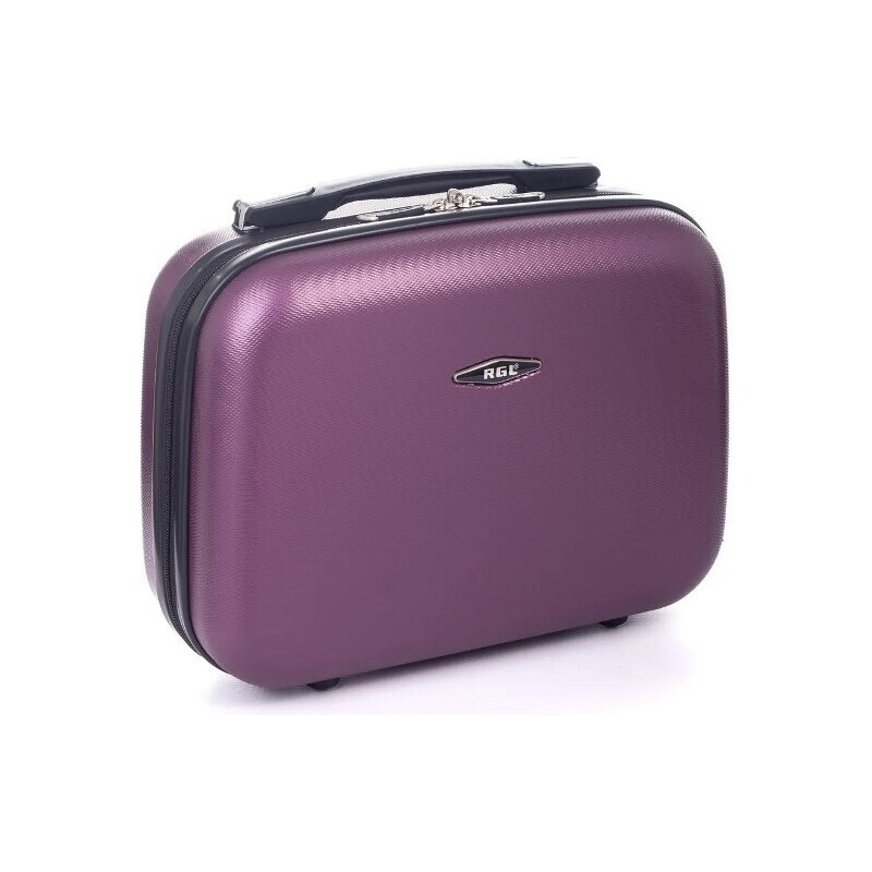 Rogal Fialová sada 4 luxusných plastových kufrov "Luxury" - veľ. S, M, L, XL