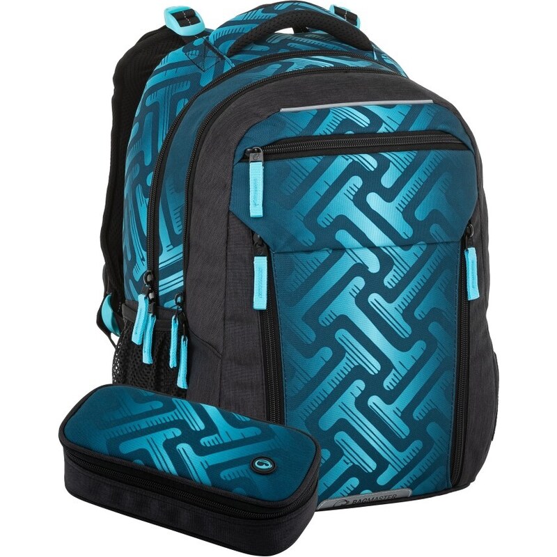 Bagmaster PORTO 22 C školský set - modrý 63410134