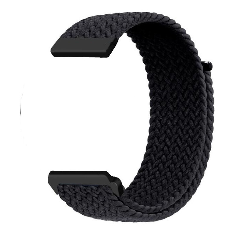 Madvell Pletený nylonový remienok na suchý zips Čierna 20mm 44954645