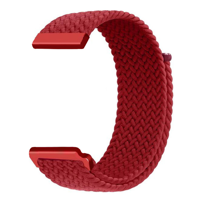 Madvell Pletený nylonový remienok na suchý zips Červená 20mm 44954646