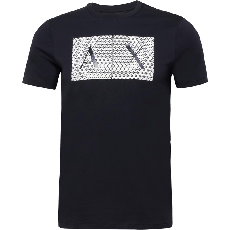 ARMANI EXCHANGE Tričko tmavomodrá / biela 40992089