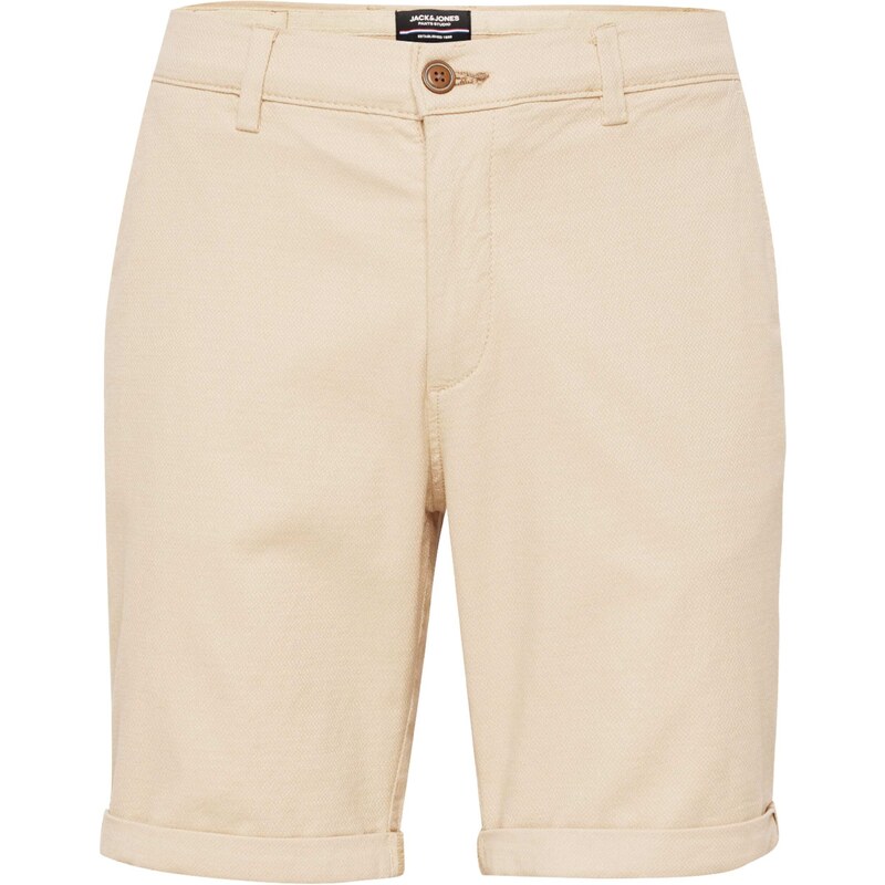 JACK & JONES Chino nohavice JJFury béžová 40965524