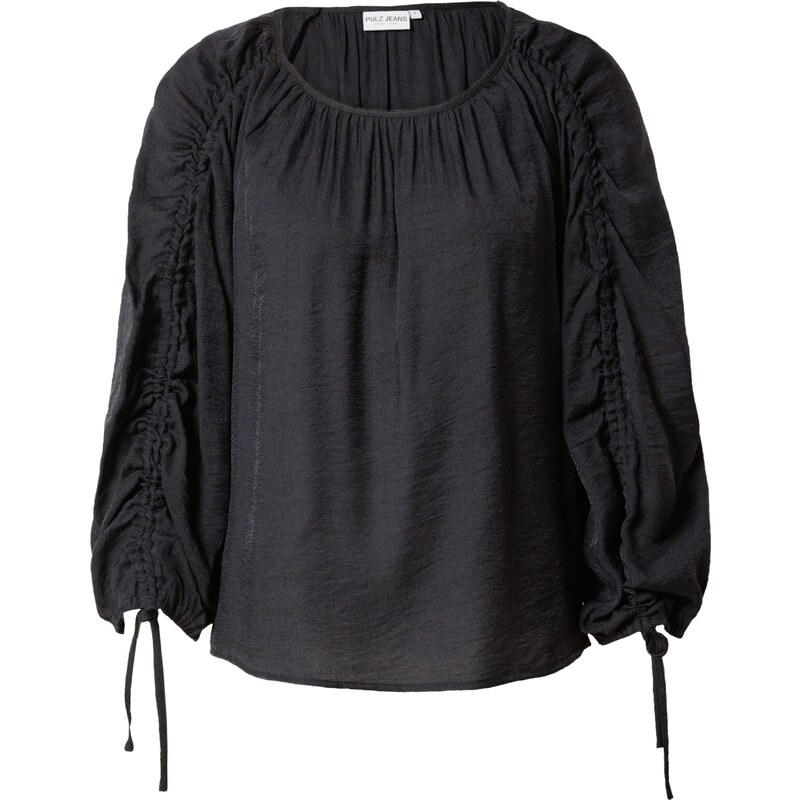 PULZ Jeans Blúzka MARGOT čierna 63107002