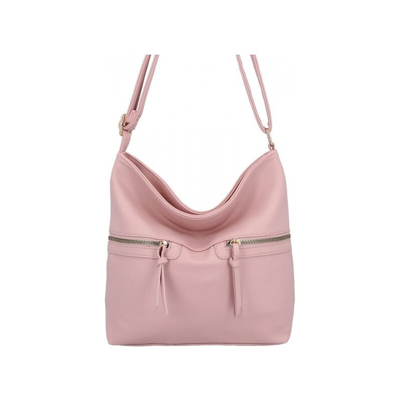 Dámská kabelka listonoška Herisson púdrová ružová 1052L2096 40980669