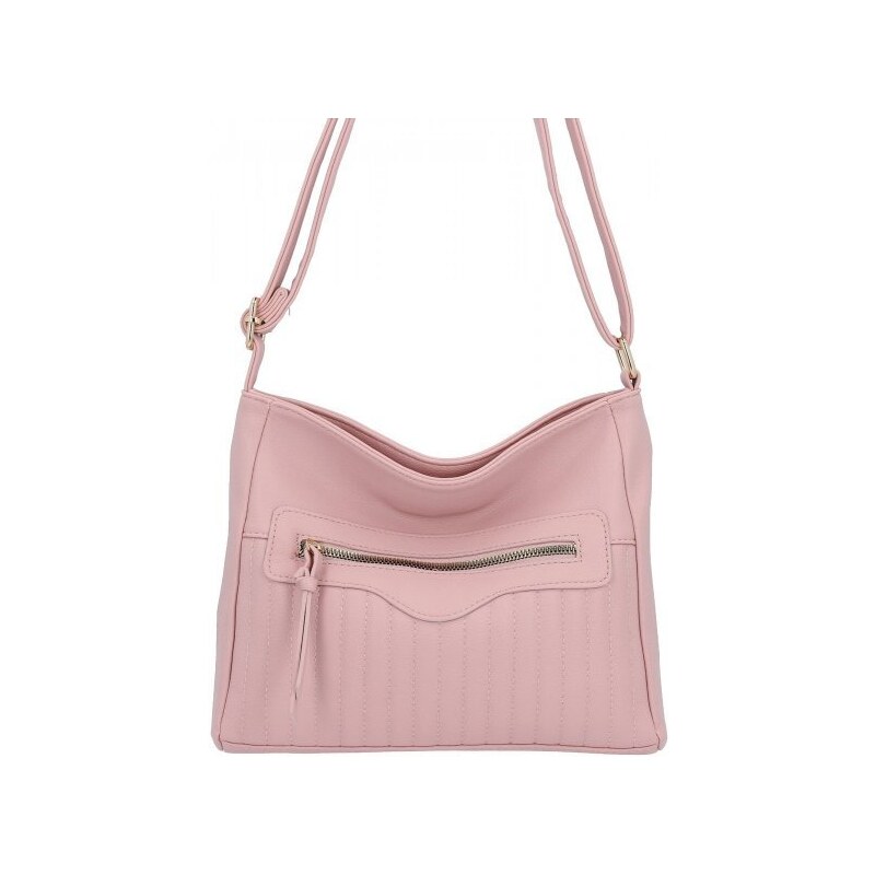 Dámská kabelka listonoška Herisson púdrová ružová 1052L2089 40980677