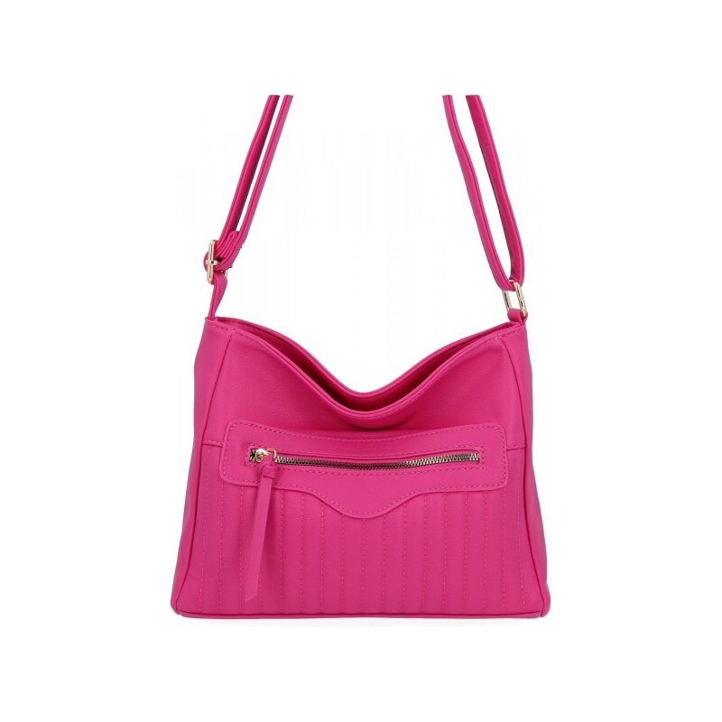 Dámská kabelka listonoška Herisson fuchsiová 1052L2089 40980678