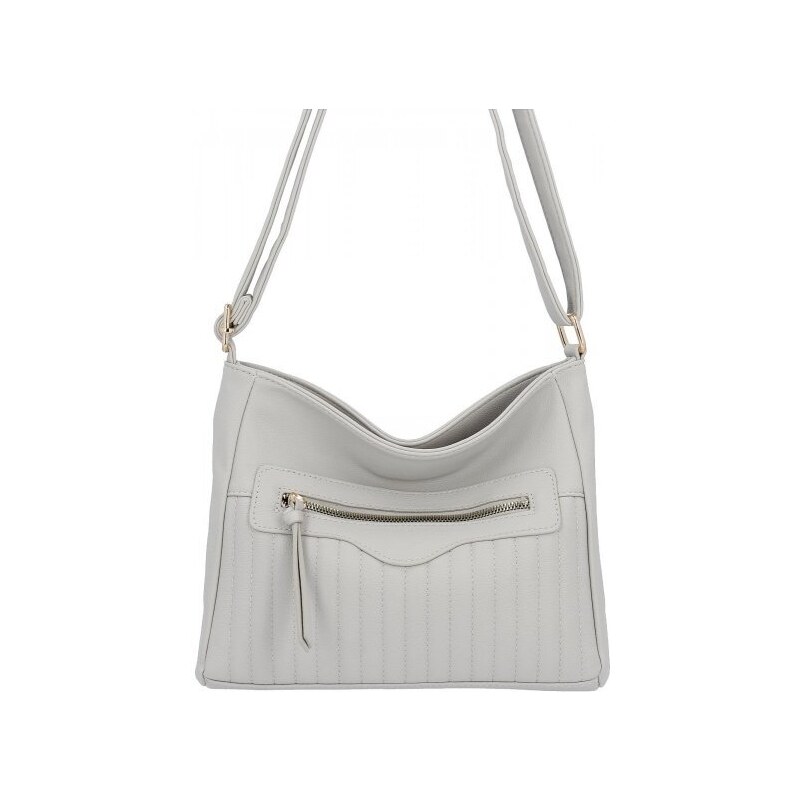 Dámská kabelka listonoška Herisson svetlo šedá 1052L2089 40980684
