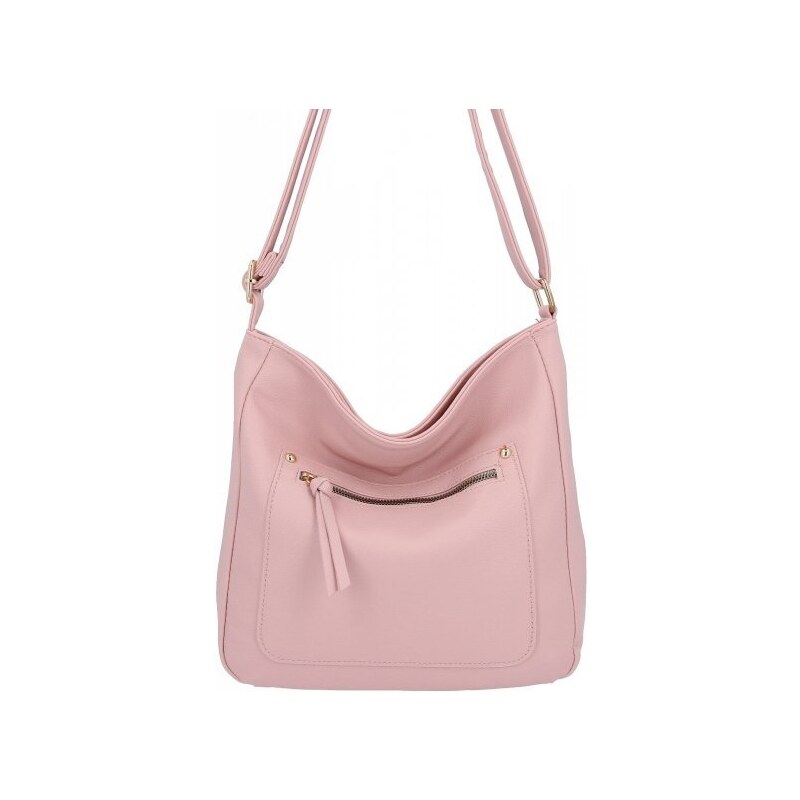 Dámská kabelka listonoška Herisson púdrová ružová 1052L2087 40980685