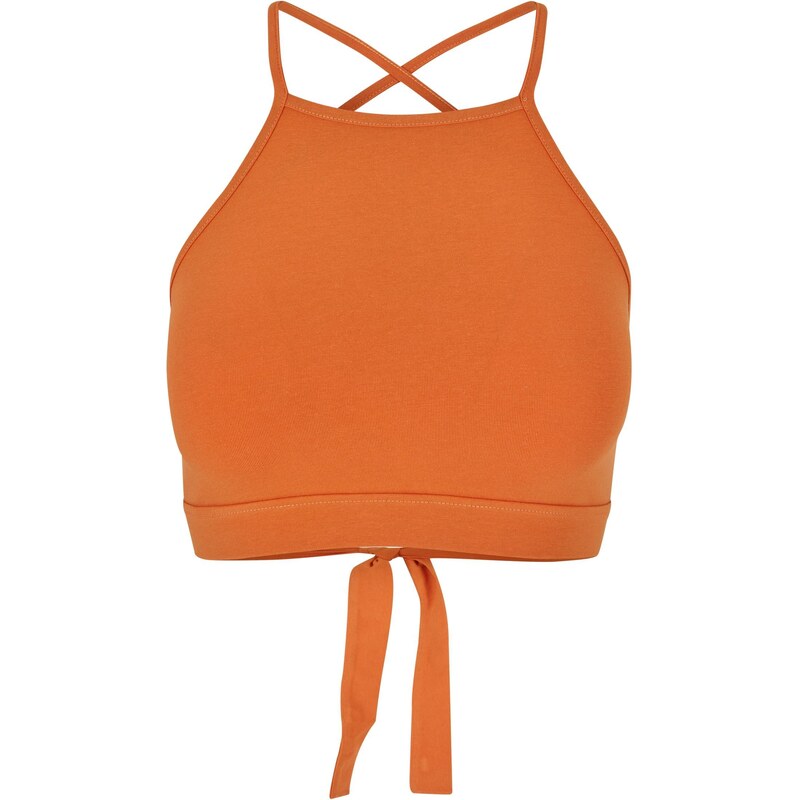 Urban Classics Womens triangle top vintage orange 50642734