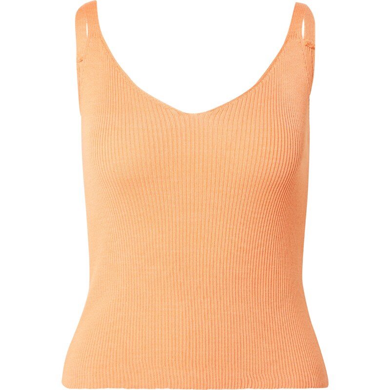 A LOT LESS Vyšívaný top Isabelle broskyňová 58463983