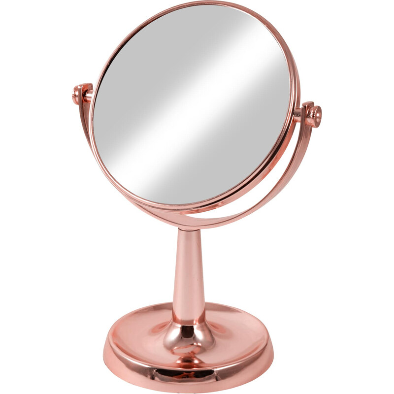 BeautyRelax F13289 Zväčšovacie zrkadlo okruhlé 15x25 cm ružová