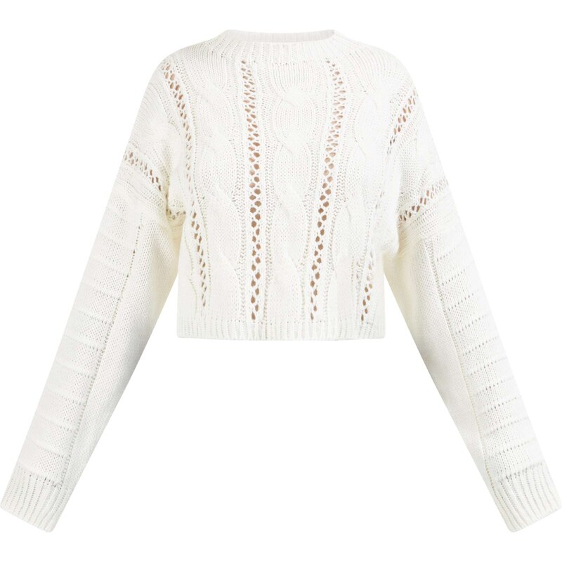 MYMO Sveter biela melírovaná 54236570