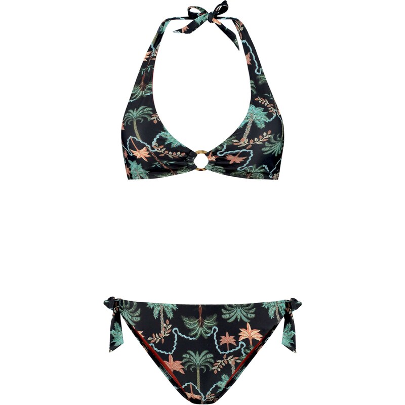 Shiwi Bikiny Caro zelená / nefritová / oranžová / čierna 54245662