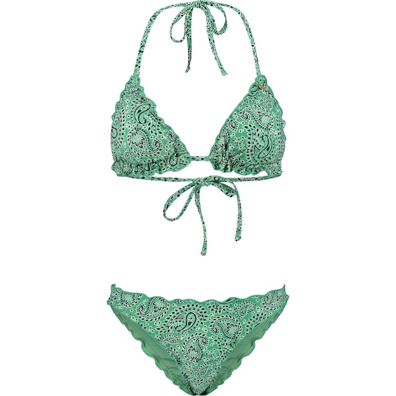 Shiwi Bikiny Liz zelená / čierna / šedobiela 63143776