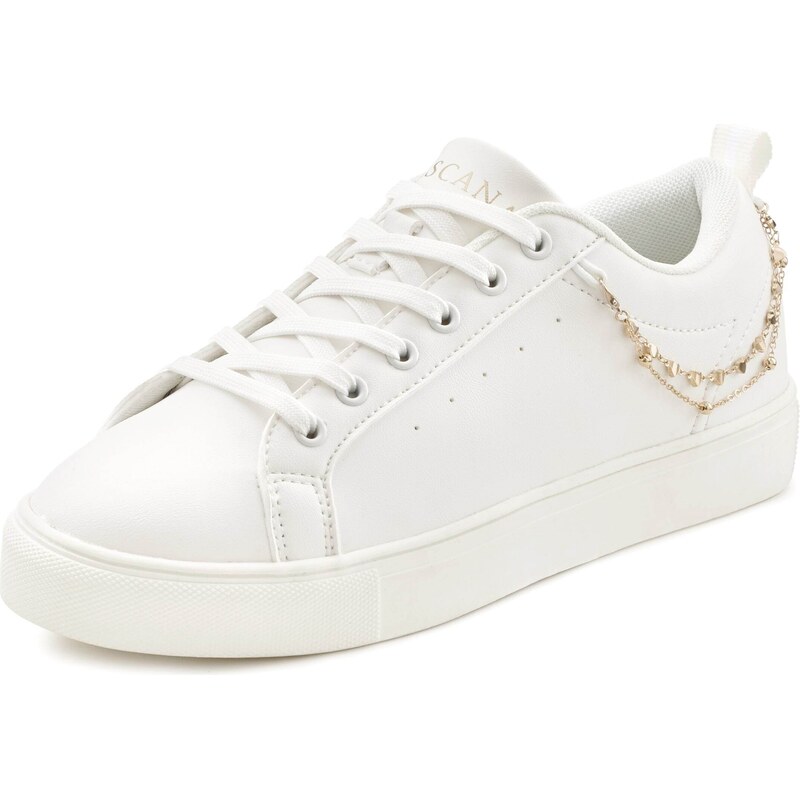 LASCANA Nízke tenisky zlatá / biela 62706375