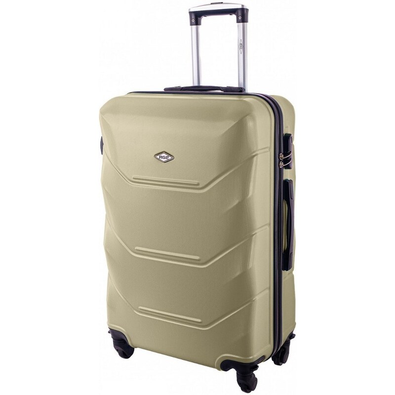Rogal Zlatá sada 3 luxusných ľahkých plastových kufrov "Luxury" - veľ. M, L, XL
