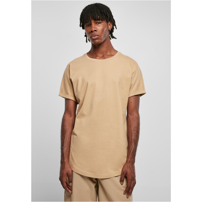 Urban Classics Long T-shirt Turnup Unionbeige 50686294