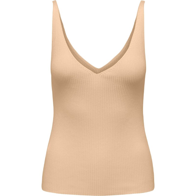 ONLY Vyšívaný top Ella piesková 54444717