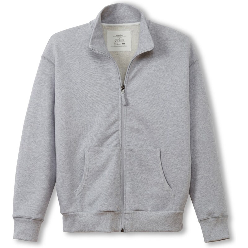 CALIDA Tepláková bunda sivá 67518769