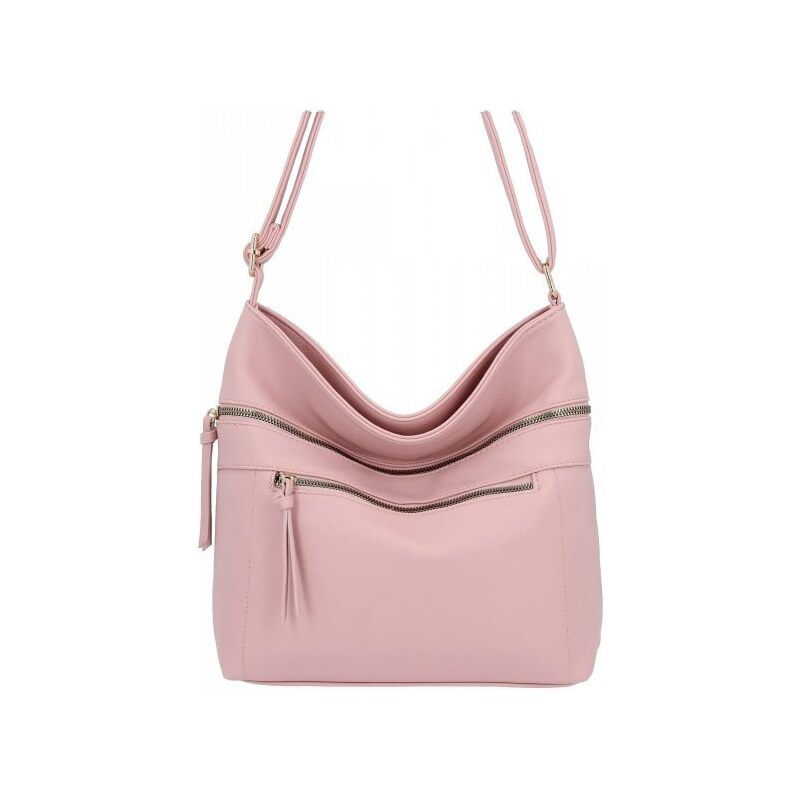 Dámská kabelka listonoška Herisson púdrová ružová 1052L2083 41068558
