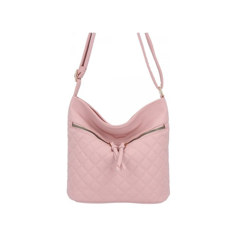 Dámská kabelka listonoška Herisson púdrová ružová 1052L2091 41068570