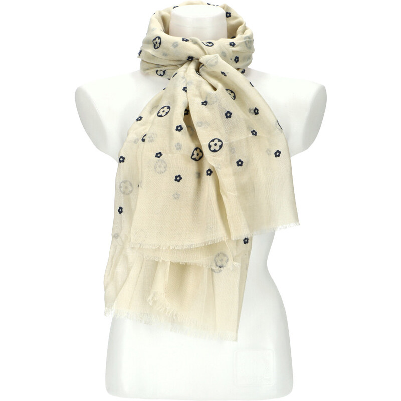 Cashmere Dámska letná šatka 186x68 cm béžová 41086094