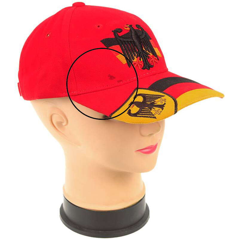 Zľava -10% na vizuálnu vadu - Šiltovka Nemecká orlica červená 27929966