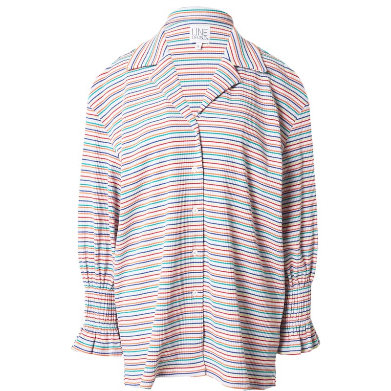 Line of Oslo Blúzka Amber modrá / oranžová / červená / biela 41139252