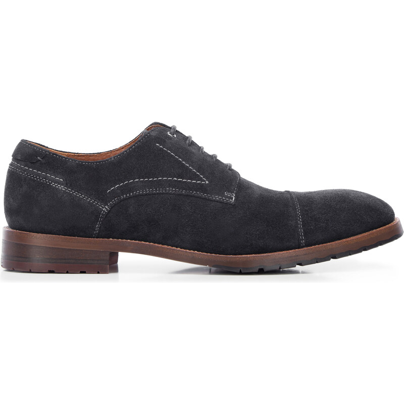 Wittchen Pánske semišové derby s ozdobným lemom 96-M-702-8 49951170