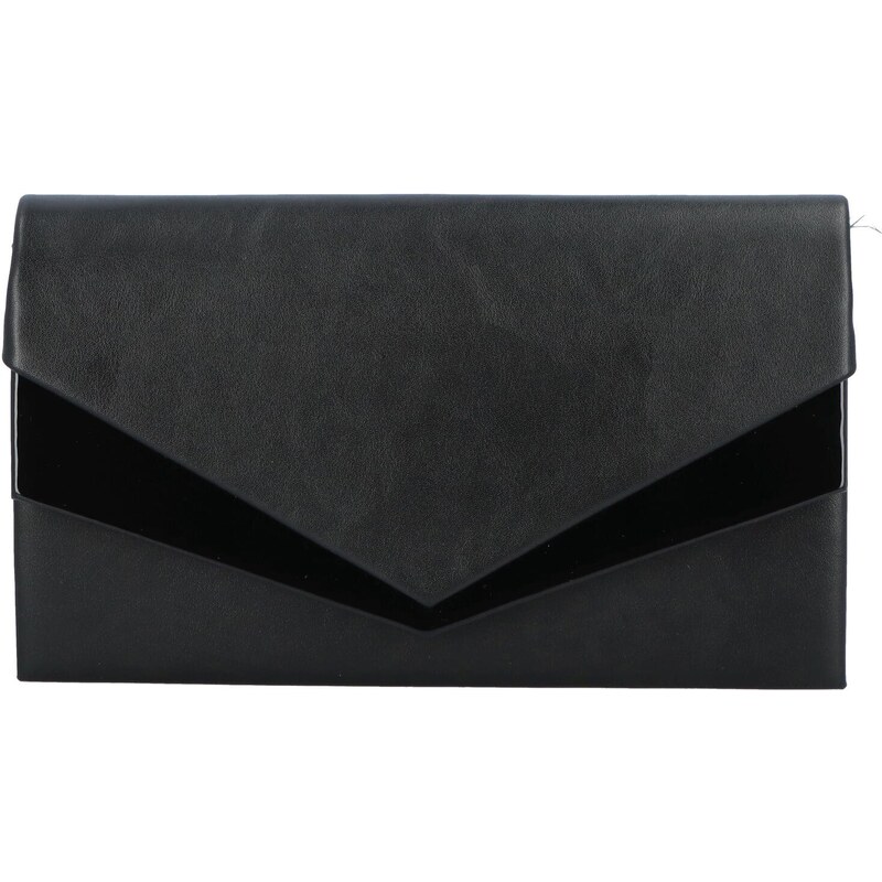 Dámska spoločenská listová kabelka čierna - Delami Monica čierna 42153711