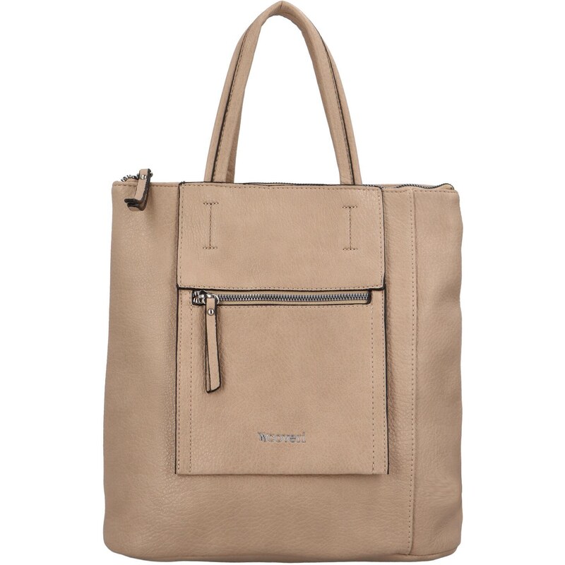 Coveri World Dámsky kabelko/batoh tmavo béžový - Coveri Déborah béžová 49448602