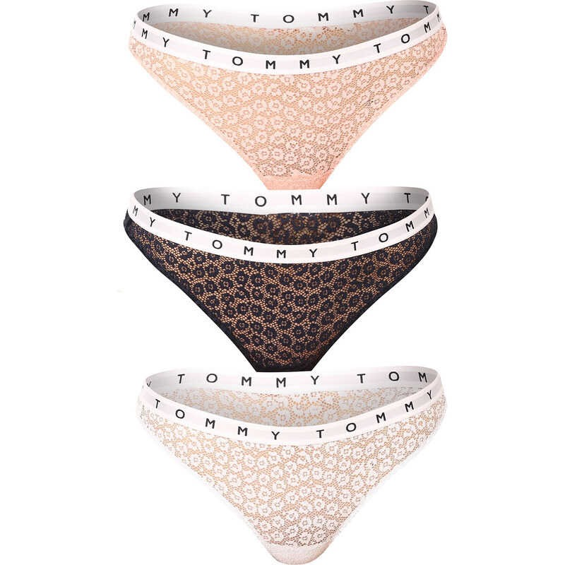 3PACK dámska tangá Tommy Hilfiger viacfarebná (UW0UW02524 0TX) 39641256