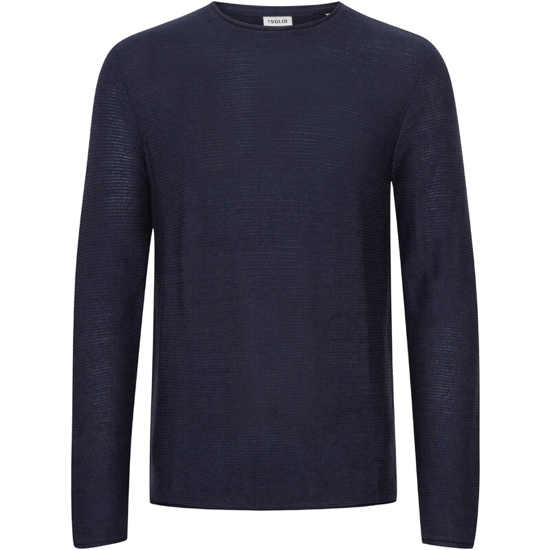 !Solid Sveter námornícka modrá 41104103