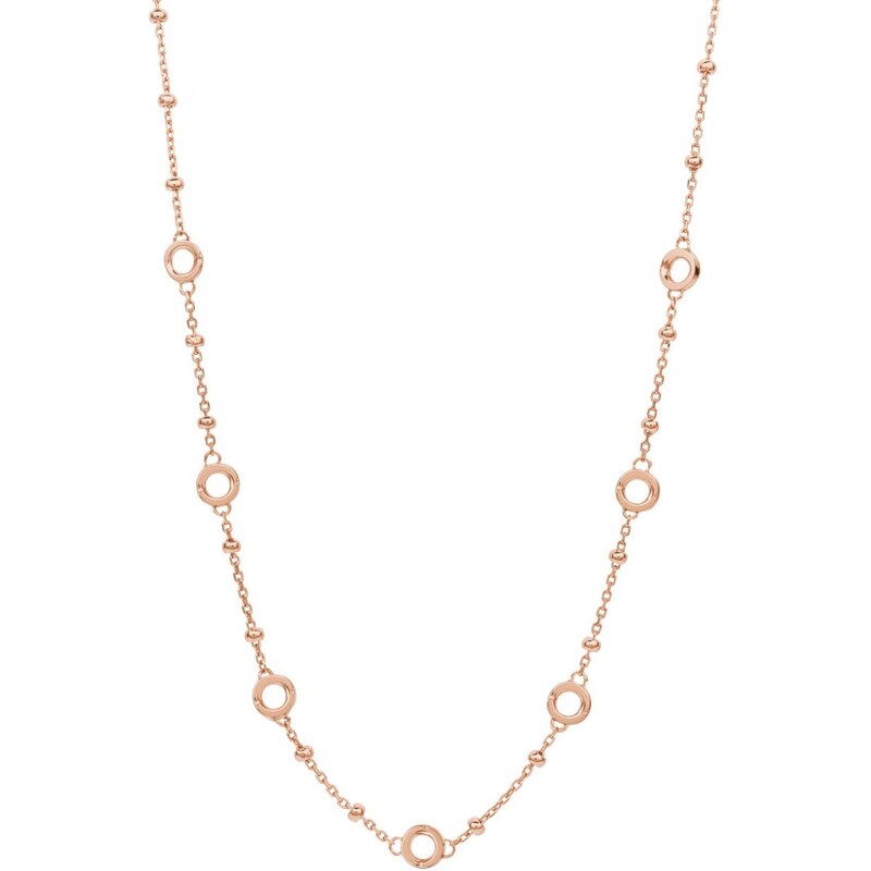 Rosato Módny bronzový náhrdelník s krúžkami na prívesky Storie RZC011 66589227