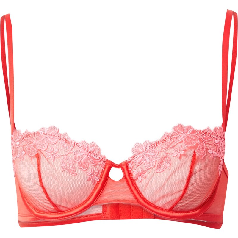 ETAM Podprsenka CURIEUSE ružová / červená 54247533