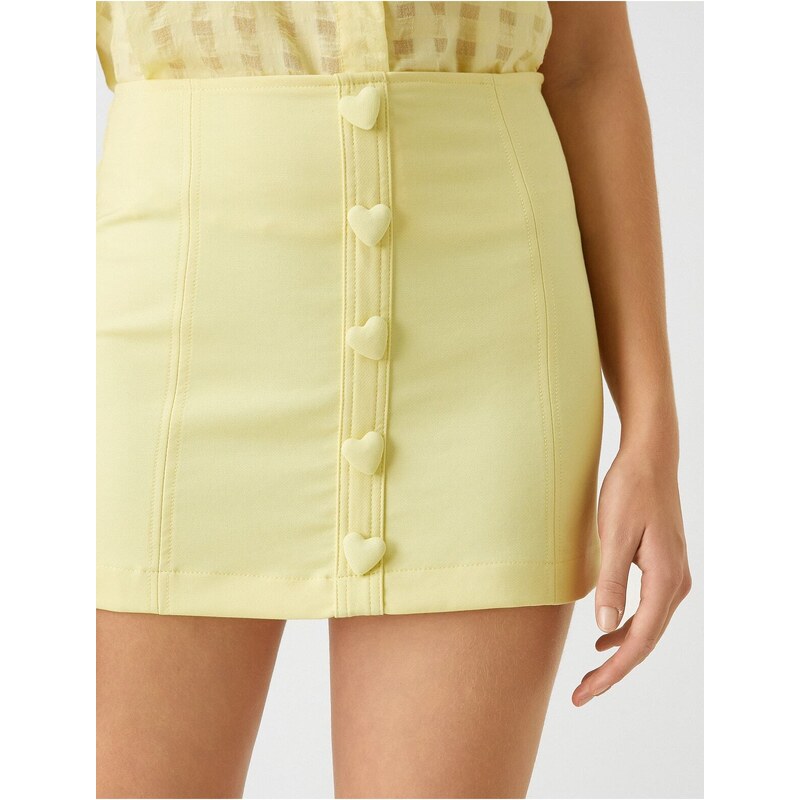 Koton Heart Detailed Mini Skirt