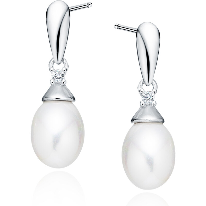 Olivie Strieborné náušnice PERLA 4107 41171688