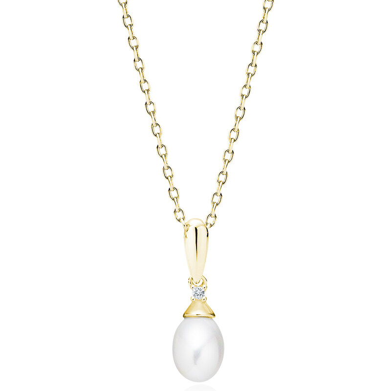 Olivie Strieborný náhrdelník PERLA 7413 41171689