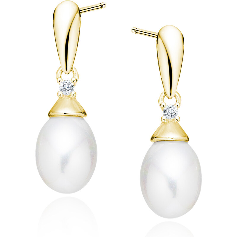 Olivie Strieborné náušnice PERLA GOLD 4107 41171690