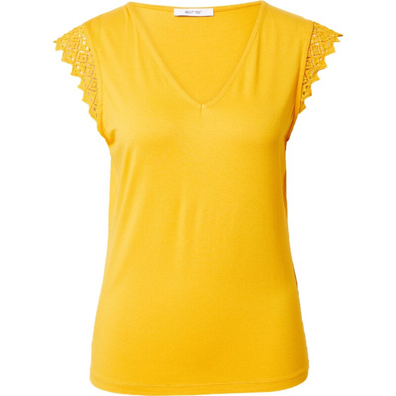 ABOUT YOU Tričko Caitlin žltá 63238866