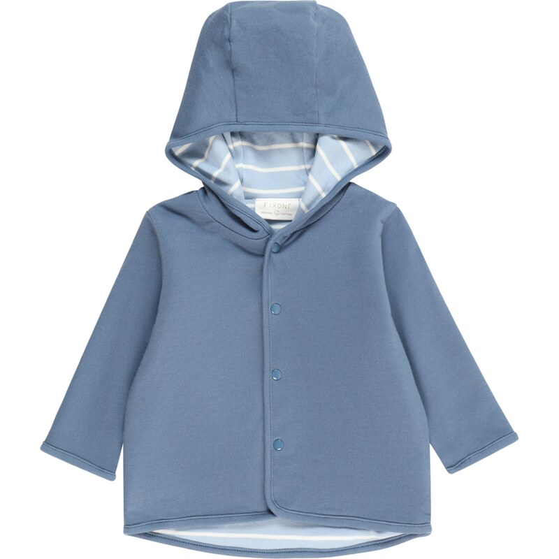 Fixoni Tepláková bunda modrosivá / svetlomodrá / biela 41200323