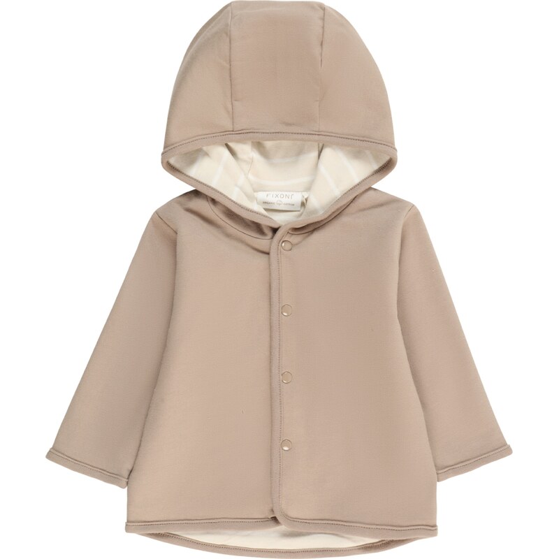 Fixoni Tepláková bunda svetlohnedá 66865667